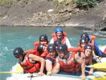 Rafting in de Rocky Mountains