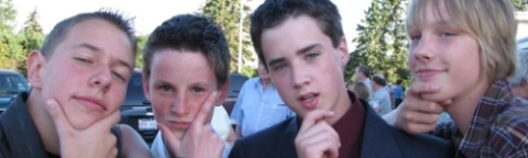 Josh, Christiaan, Scott en Josh