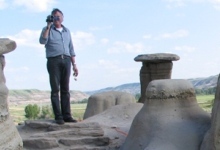 Jan filmt de hoodoos